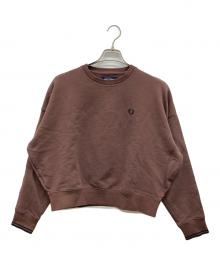 FRED PERRY（フレッドペリー）の古着「胸ロゴスウェット」｜ブラウン