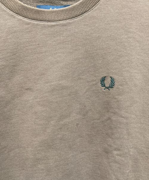 FRED PERRY（フレッドペリー）FRED PERRY (フレッドペリー) 胸ロゴスウェット ブラウン サイズ:UK10の古着・服飾アイテム