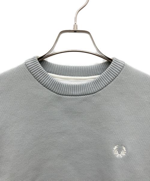 FRED PERRY（フレッドペリー）FRED PERRY (フレッドペリー) 切替メッシュスウェット グレー サイズ:UK10 B79-87,T160-166の古着・服飾アイテム