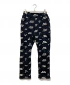 Hysteric Glamourヒステリックグラマー）の古着「HYS LIGHT総柄スウェットパンツ」｜ブラック