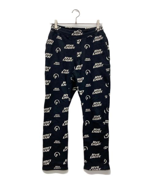 Hysteric Glamour（ヒステリックグラマー）Hysteric Glamour (ヒステリックグラマー) HYS LIGHT総柄スウェットパンツ ブラック サイズ:Sの古着・服飾アイテム