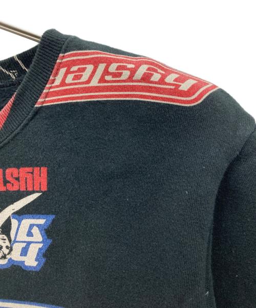 Hysteric Glamour（ヒステリックグラマー）Hysteric Glamour (ヒステリックグラマー) HYS BOX総柄スウェット ブラック サイズ:Sの古着・服飾アイテム