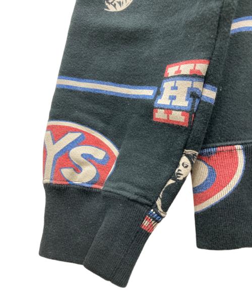 Hysteric Glamour（ヒステリックグラマー）Hysteric Glamour (ヒステリックグラマー) HYS BOX総柄スウェット ブラック サイズ:Sの古着・服飾アイテム