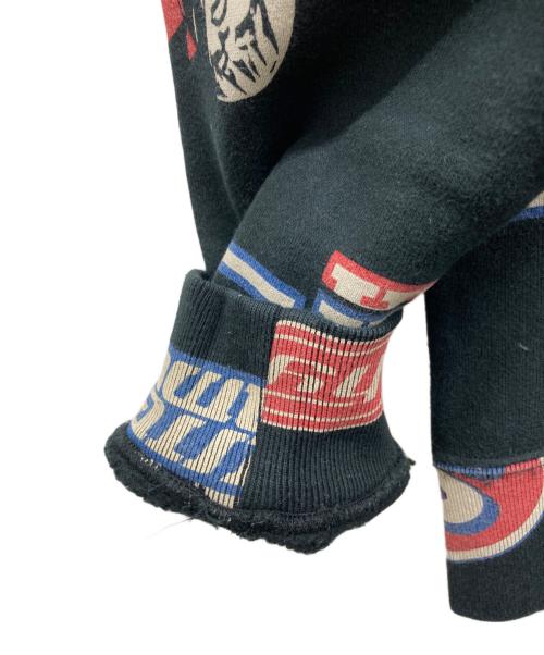 Hysteric Glamour（ヒステリックグラマー）Hysteric Glamour (ヒステリックグラマー) HYS BOX総柄スウェット ブラック サイズ:Sの古着・服飾アイテム