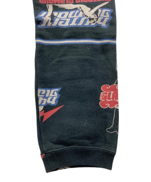 Hysteric Glamour（ヒステリックグラマー）Hysteric Glamour (ヒステリックグラマー) HYS BOX総柄スウェットパンツ ブラック サイズ:Sの古着・服飾アイテム
