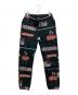 Hysteric Glamour（ヒステリックグラマー）の古着「HYS BOX総柄スウェットパンツ」｜ブラック