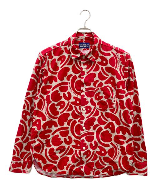 TIGRE BROCANTE（ティグルブロカンテ）TIGRE BROCANTE (ティグルブロカンテ) 総柄シャツ レッド サイズ:Sの古着・服飾アイテム