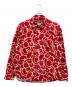 TIGRE BROCANTE（ティグルブロカンテ）の古着「総柄シャツ」｜レッド