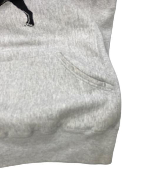 THE BLACK DOG（ブラックドッグ）THE BLACK DOG (ブラックドッグ) プリントパーカー グレー サイズ:XLの古着・服飾アイテム