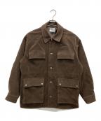 MIESROHEミースロエ）の古着「ステンカラーカバーオール」｜ブラウン