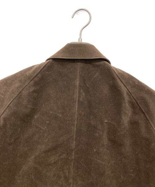 MIESROHE（ミースロエ）MIESROHE (ミースロエ) ステンカラーカバーオール ブラウンの古着・服飾アイテム