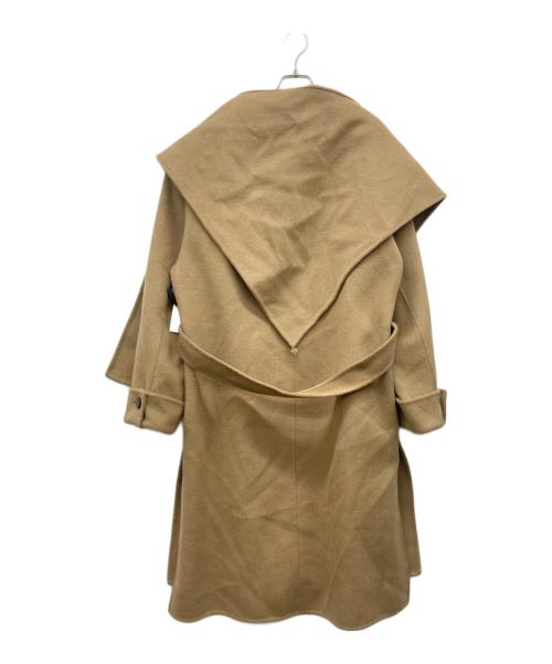 KUME（クメ）KUME (クメ) Handmade Cashmere Blend Muffler Coat ブラウン サイズ:なしの古着・服飾アイテム