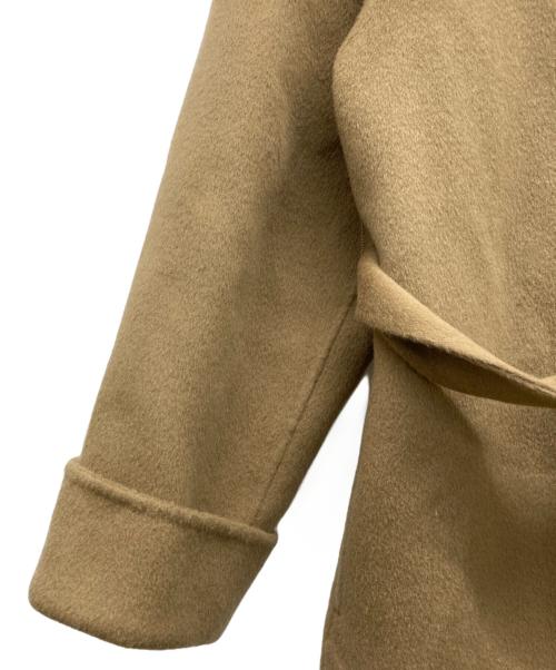 KUME（クメ）KUME (クメ) Handmade Cashmere Blend Muffler Coat ブラウン サイズ:なしの古着・服飾アイテム