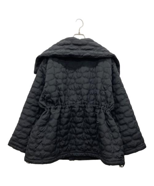 EN NEUME（エン ノイム）EN NEUME (エン ノイム) Big Collar Quilted Jacket ブラック サイズ:Fの古着・服飾アイテム