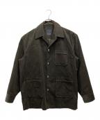 KUMEクメ）の古着「Men Corduroy Work Jacket, Khaki」｜グリーン