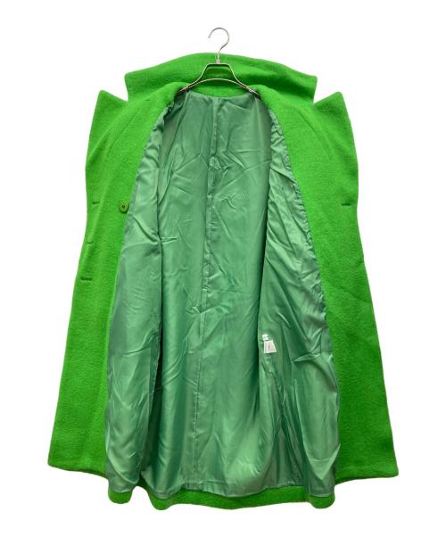 LAEMUSE（ラエミューズ）LAEMUSE (ラエミューズ) WOOL MIX COCOON LONG COAT グリーン サイズ:Ｍの古着・服飾アイテム