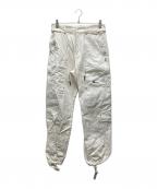 NIKE×OFFWHITEナイキ×オフホワイト）の古着「ナイロン切替コットンカーゴロングパンツ」｜ホワイト