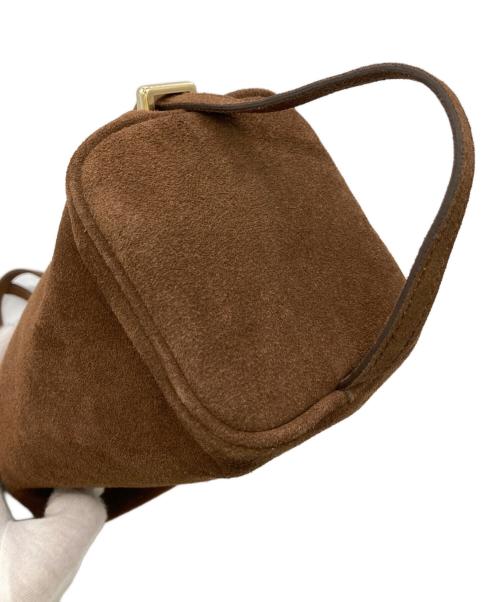 soins（ソワン）soins (ソワン) ミニマムショルダーバック ブラウンの古着・服飾アイテム