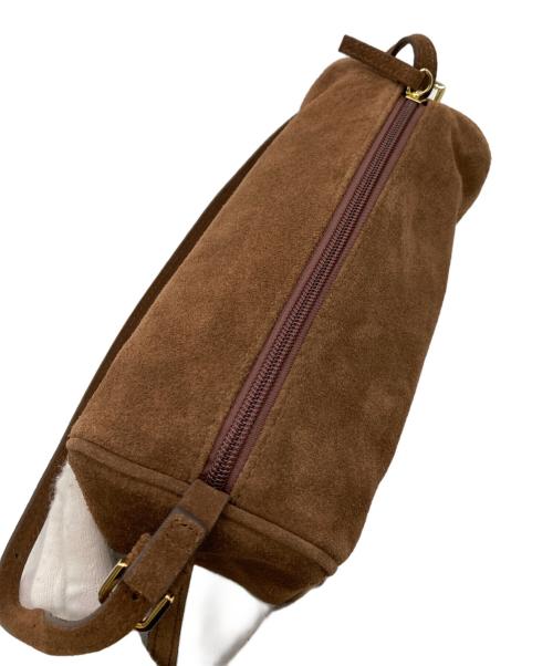 soins（ソワン）soins (ソワン) ミニマムショルダーバック ブラウンの古着・服飾アイテム