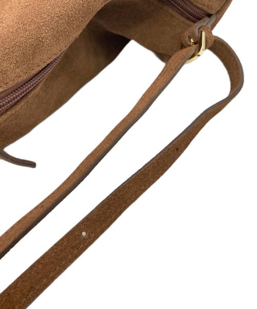 soins（ソワン）soins (ソワン) ミニマムショルダーバック ブラウンの古着・服飾アイテム