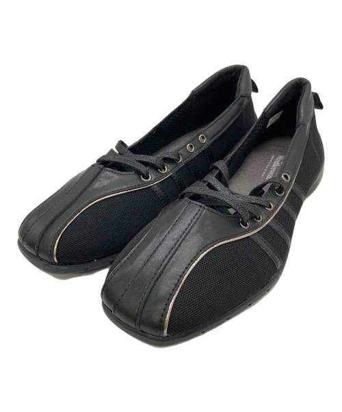 Rockfish Weatherwear（ロックフィッシュウェザーウェア）Rockfish Weatherwear (ロックフィッシュウェザーウェア) レースアップスニーカー ブラック サイズ:UK5.5の古着・服飾アイテム