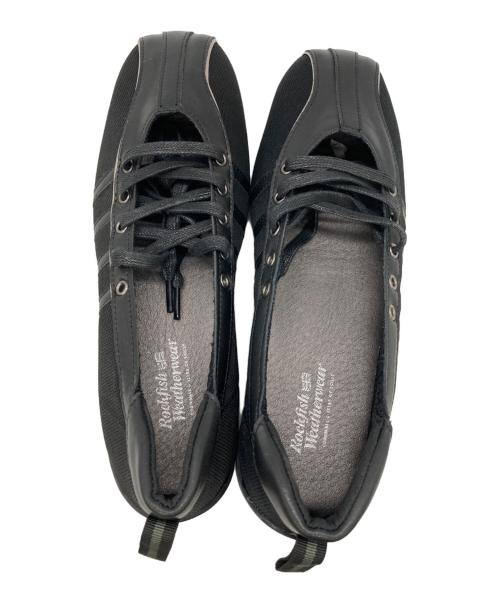 Rockfish Weatherwear（ロックフィッシュウェザーウェア）Rockfish Weatherwear (ロックフィッシュウェザーウェア) レースアップスニーカー ブラック サイズ:UK5.5の古着・服飾アイテム