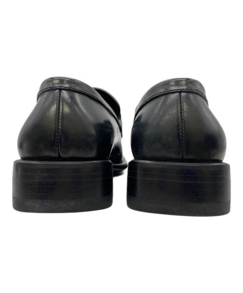 GUCCI（グッチ）GUCCI (グッチ) スクエアトゥシェリーラインビットローファー ブラック サイズ:40 Eの古着・服飾アイテム