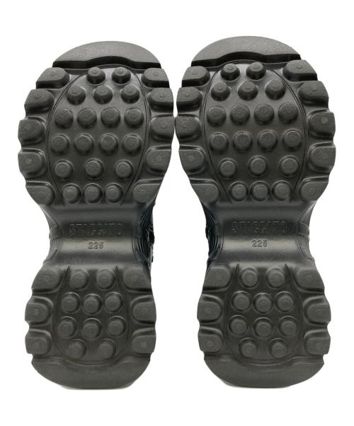 STACCATO（スタッカート）STACCATO (スタッカート) ベルテッドジップブーツ ブラック サイズ:225の古着・服飾アイテム