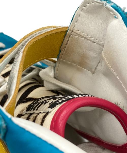 Hysteric Glamour（ヒステリックグラマー）Hysteric Glamour (ヒステリックグラマー) ゼブラハイカットスニーカー ホワイト サイズ:24の古着・服飾アイテム