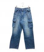 Hysteric Glamourヒステリックグラマー）の古着「デニムカーゴパンツ」｜インディゴ