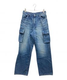 Hysteric Glamour（ヒステリックグラマー）の古着「デニムカーゴパンツ」｜インディゴ