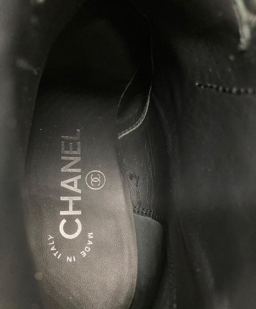 CHANEL（シャネル）CHANEL (シャネル) ショートブーツ ブラック サイズ:37Cの古着・服飾アイテム