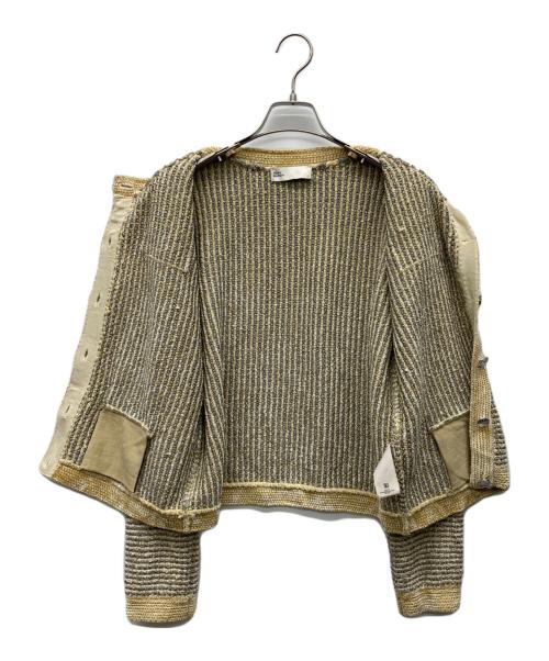 TORY BURCH（トリーバーチ）TORY BURCH (トリーバーチ) ツイードケンドラカーディガン ベージュ サイズ:Sの古着・服飾アイテム