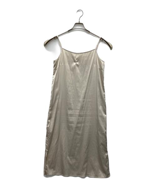 CELFORD（セルフォード）CELFORD (セルフォード) ラッフルフリルワンピース ベージュ サイズ:36の古着・服飾アイテム