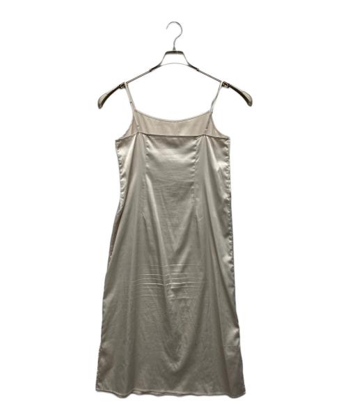 CELFORD（セルフォード）CELFORD (セルフォード) ラッフルフリルワンピース ベージュ サイズ:36の古着・服飾アイテム