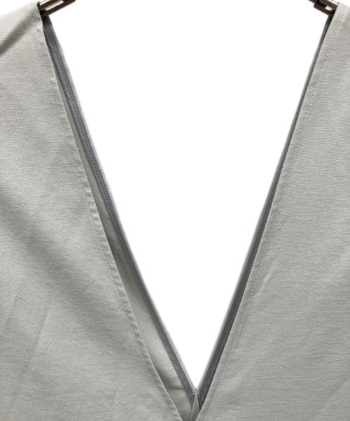 theory（セオリー）theory (セオリー) リネン混ノースリーブワンピース グレー サイズ:Sの古着・服飾アイテム