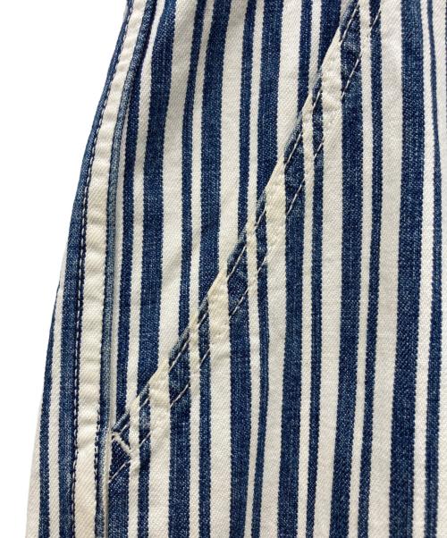 MOMOTARO JEANS（桃太郎ジーンズ）MOMOTARO JEANS (桃太郎ジーンズ) ヒッコリーパンツ ホワイト サイズ:W32の古着・服飾アイテム