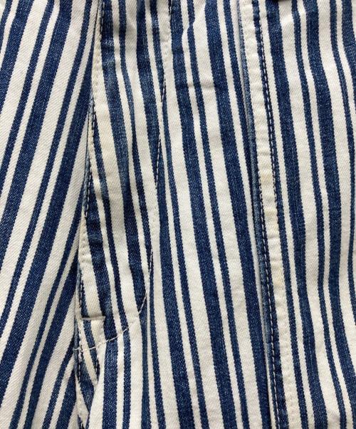 MOMOTARO JEANS（桃太郎ジーンズ）MOMOTARO JEANS (桃太郎ジーンズ) ヒッコリーパンツ ホワイト サイズ:W32の古着・服飾アイテム