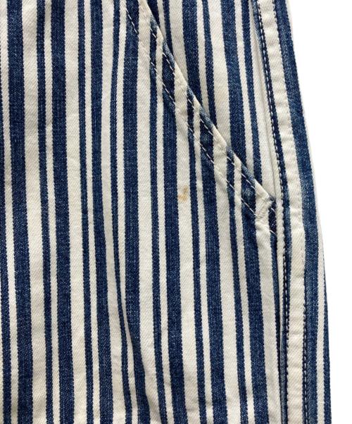 MOMOTARO JEANS（桃太郎ジーンズ）MOMOTARO JEANS (桃太郎ジーンズ) ヒッコリーパンツ ホワイト サイズ:W32の古着・服飾アイテム