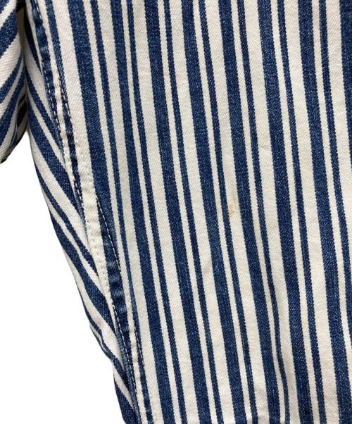 MOMOTARO JEANS（桃太郎ジーンズ）MOMOTARO JEANS (桃太郎ジーンズ) ヒッコリーパンツ ホワイト サイズ:W32の古着・服飾アイテム