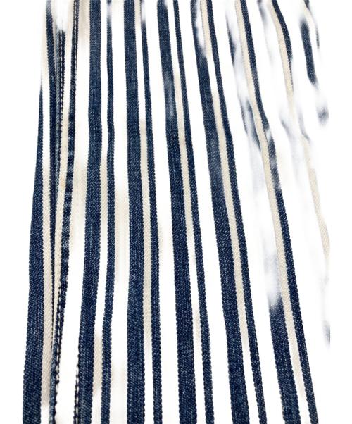 MOMOTARO JEANS（桃太郎ジーンズ）MOMOTARO JEANS (桃太郎ジーンズ) ヒッコリーパンツ ホワイト サイズ:W32の古着・服飾アイテム