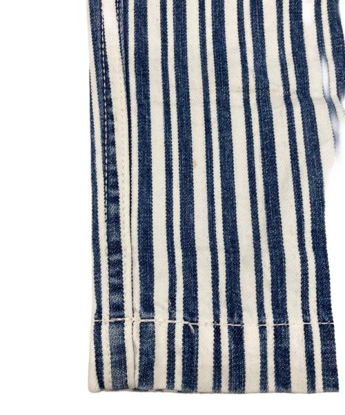 MOMOTARO JEANS（桃太郎ジーンズ）MOMOTARO JEANS (桃太郎ジーンズ) ヒッコリーパンツ ホワイト サイズ:W32の古着・服飾アイテム