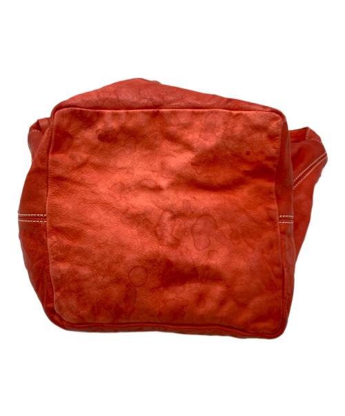 CHRISTIAN PEAU（クリスチャンポー）CHRISTIAN PEAU (クリスチャンポー) レザーショルダーバッグ レッドの古着・服飾アイテム
