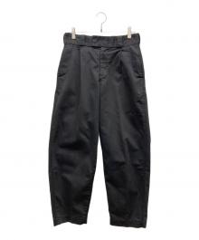 CAHLUMN（カウラム）の古着「TC Twill 1 Tuck Pants」｜グレー