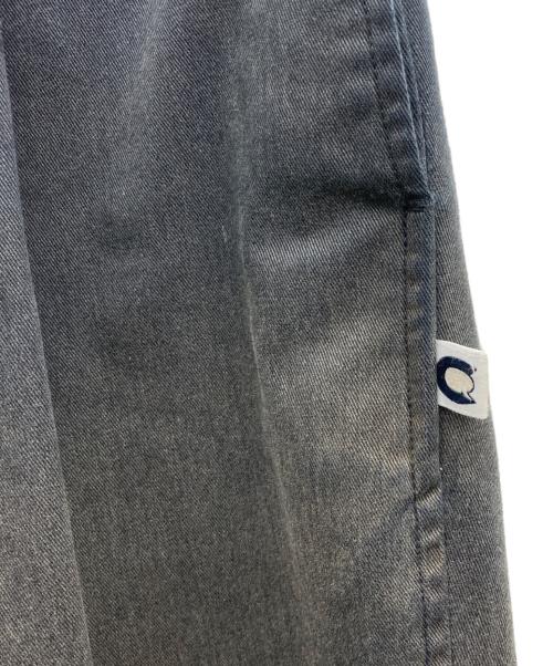 CAHLUMN（カウラム）CAHLUMN (カウラム) TC Twill 1 Tuck Pants グレー サイズ:Lの古着・服飾アイテム