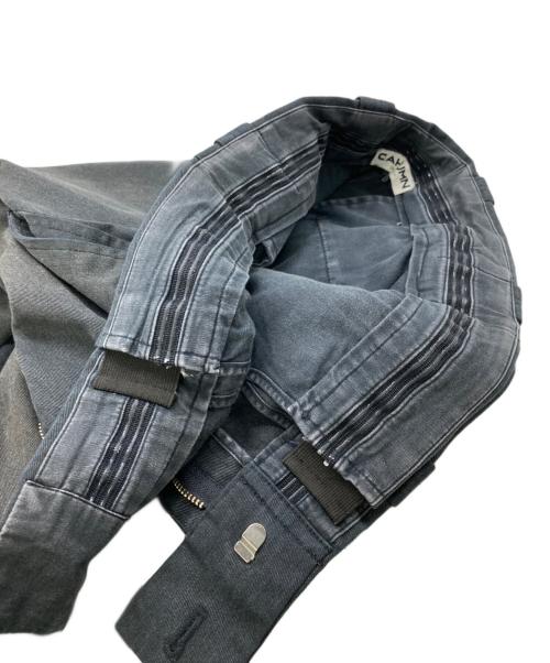 CAHLUMN（カウラム）CAHLUMN (カウラム) TC Twill 1 Tuck Pants グレー サイズ:Lの古着・服飾アイテム