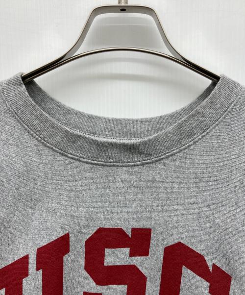 Champion REVERSE WEAVE（チャンピオン リバース ウィーブ）Champion REVERSE WEAVE (チャンピオン リバース ウィーブ) カレッジプリントカットオフスウェット USC グレー サイズ:LARGEの古着・服飾アイテム