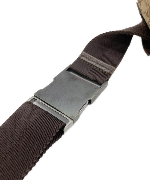 GUCCI（グッチ）GUCCI (グッチ) GGキャンバスウエストポーチ ベージュの古着・服飾アイテム