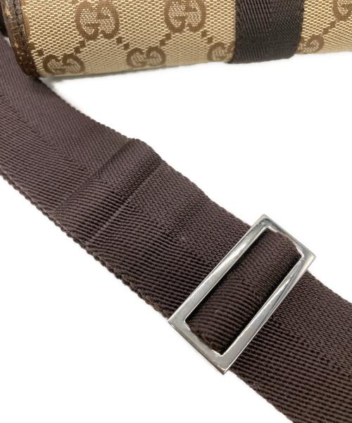 GUCCI（グッチ）GUCCI (グッチ) GGキャンバスウエストポーチ ベージュの古着・服飾アイテム
