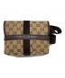GUCCI (グッチ) GGキャンバスウエストポーチ ベージュ：25000円